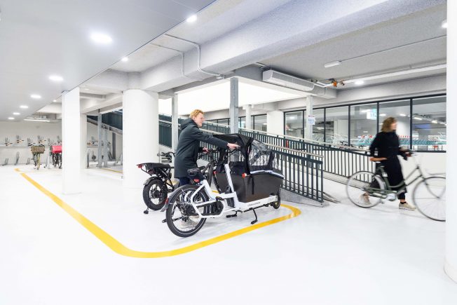 Fietsenstalling House Modernes bakfietsen
