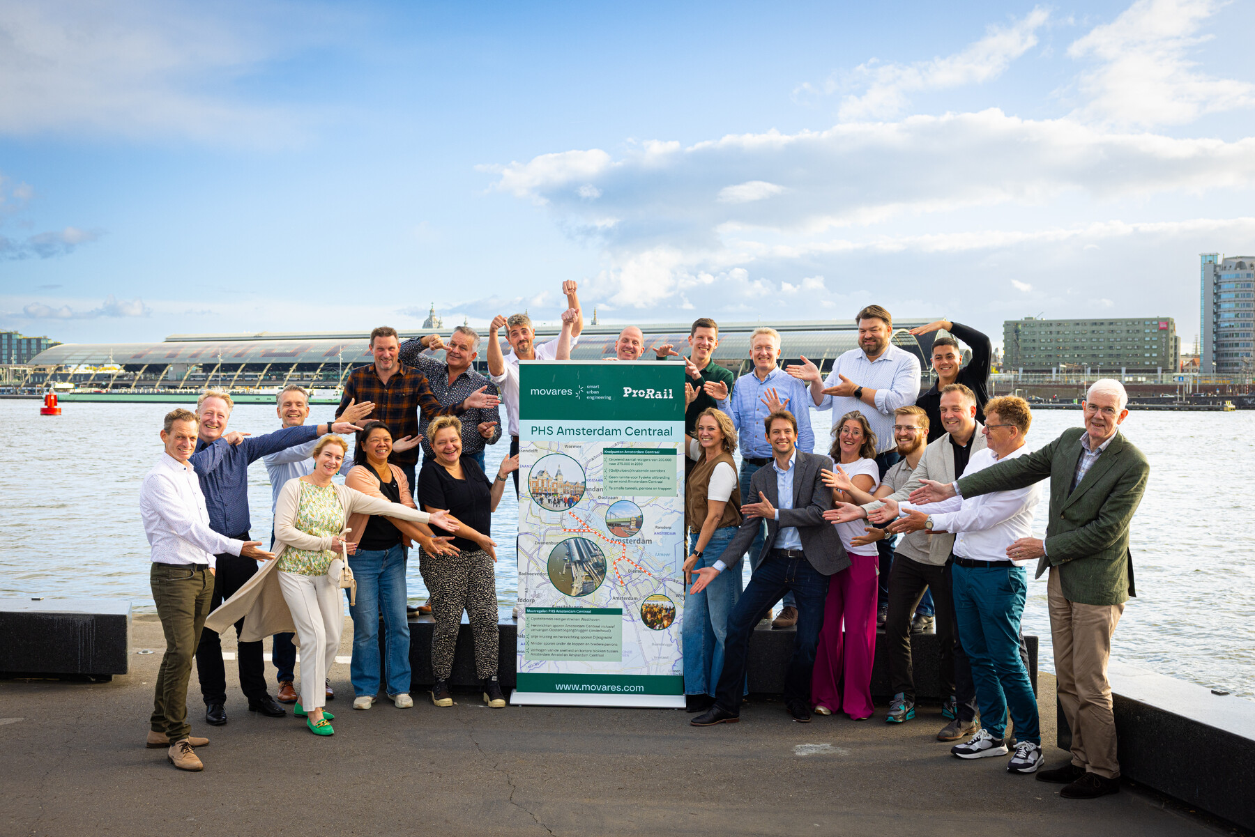 Team Movares wint contract voor spoorinfrastructuur PHS Amsterdam Centraal